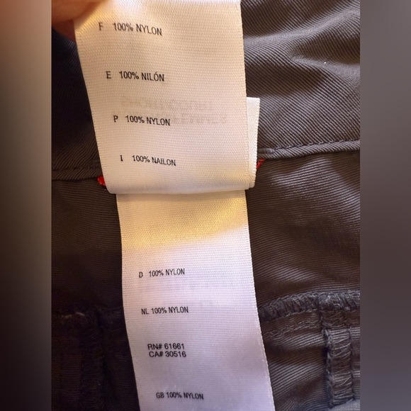 The North Face Women Cargo Buckle Pant Short Court zipper Pockets  Gray size 8 - Picture 8 of 16